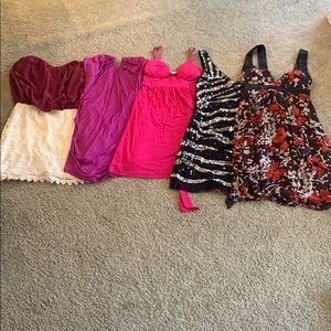 Bundle - 5 Dresses - S and M - Like New